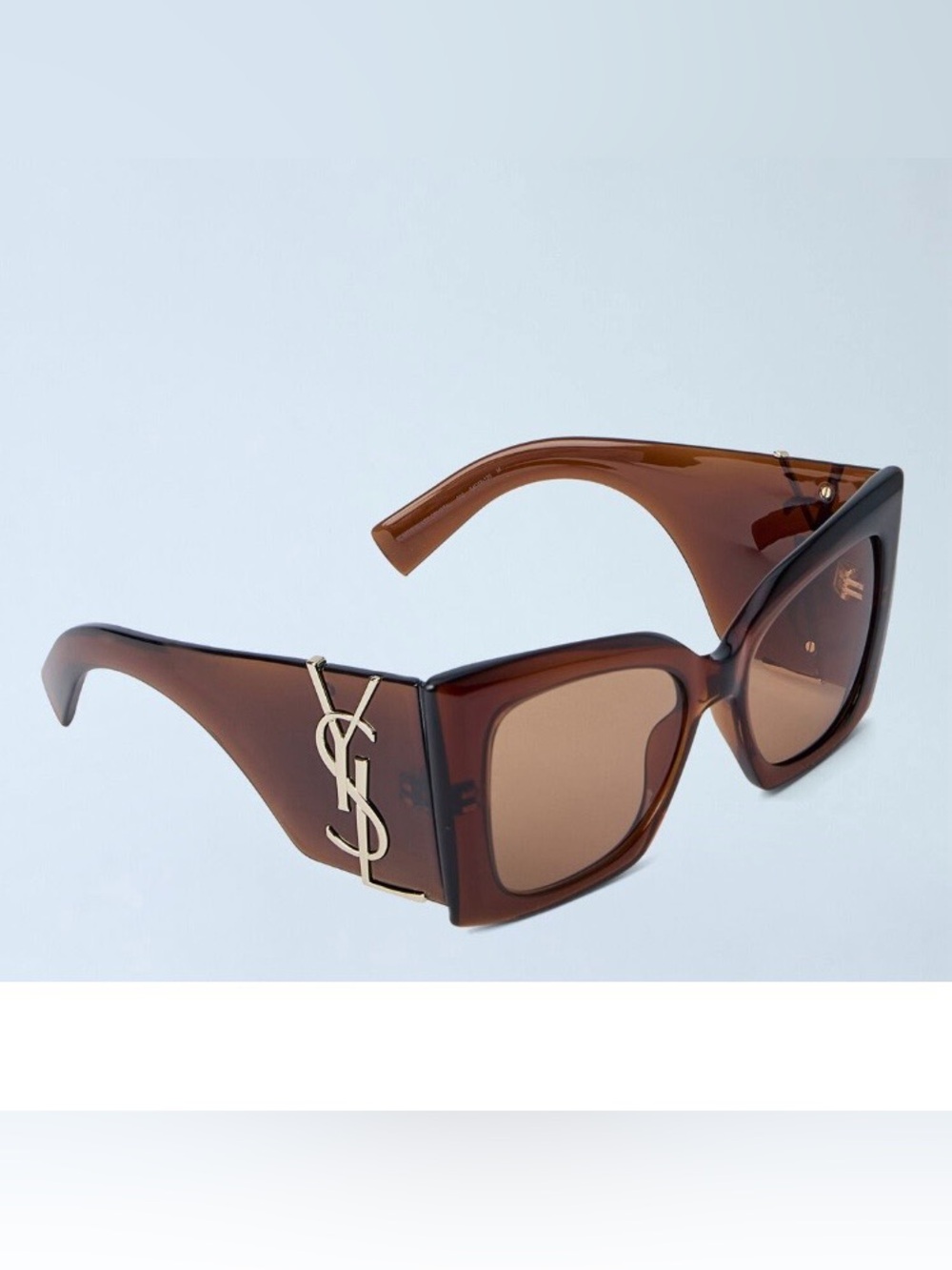 SAINT LAURENT YSL logo butterfly sunglasses